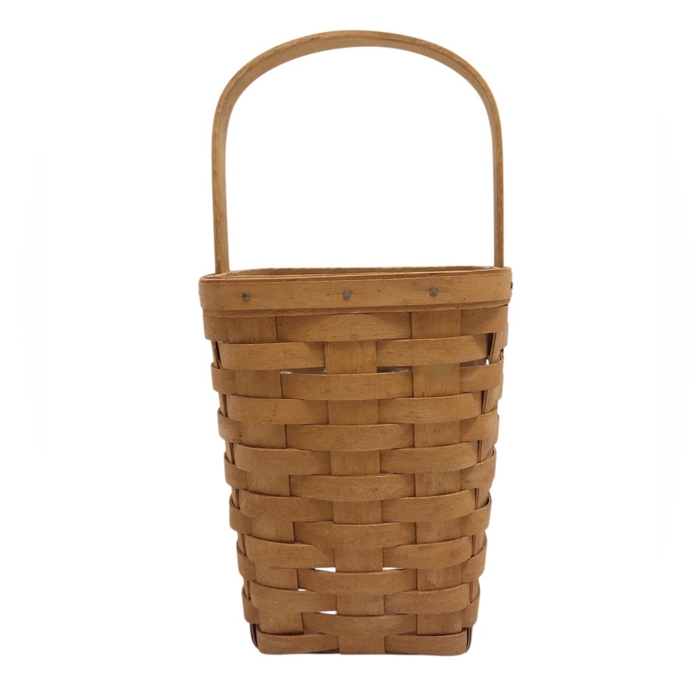 Longaberger | Tall Peg Basket with Handle & Liner